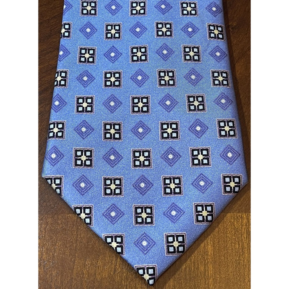 Enro Blue Purple 100% Silk Men’s Neck Tie Made In China